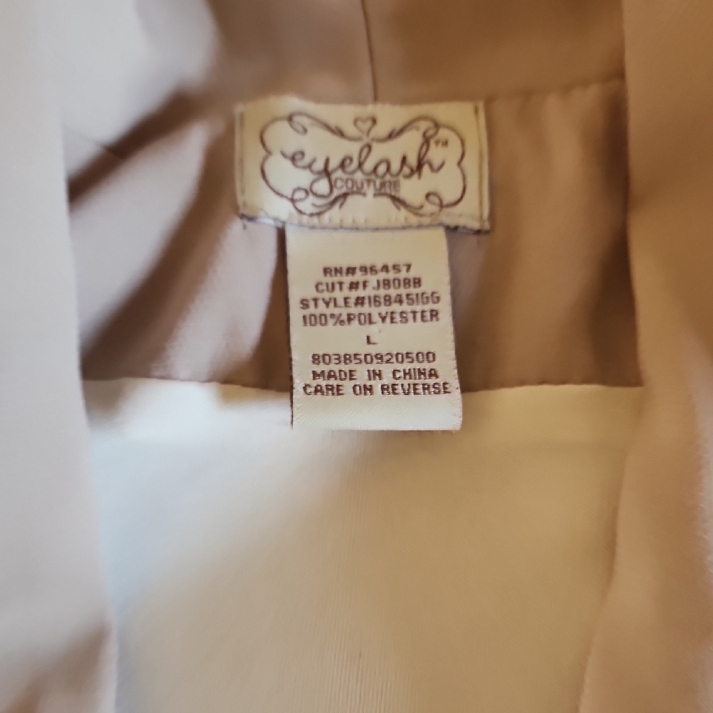 Eyelash Couture Women's Tan Blazer